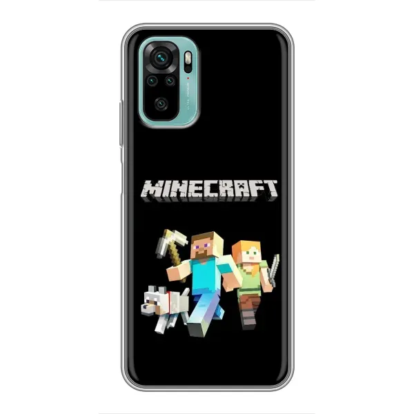 Чохол з принтом «герої Minecraft» для Xiaomi Redmi Note 10 5G Чохол з принтом «герої Minecraft» для Xiaomi Redmi Note 10 5G