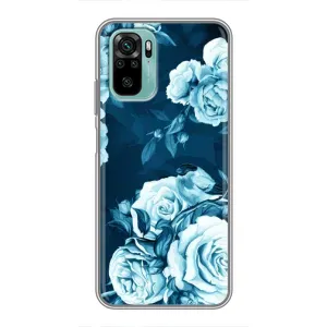 Чехлы (ART) Цветы на Xiaomi Redmi Note 10 5G (VPrint) (Блактині бутони)