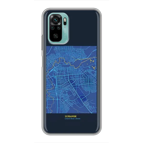 Чохол з принтом «Луганськ» для Xiaomi Redmi Note 10 5G