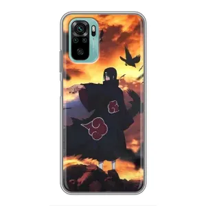 Чехол Итачи Учиха дляСяоми Редми Ноут 10 5G (AlphaPrint) (Итачи с воронами)