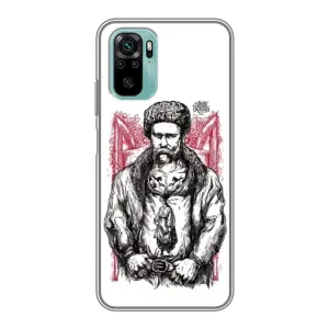 Чохли для Xiaomi Redmi Note 10 5G с принтом Тараса Шевченко (AlphaPrint) (Козак Шевченко)