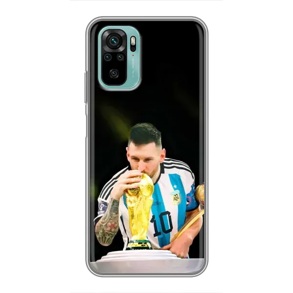 Чехол с принтом «Кубок Месси» для Xiaomi Redmi Note 10 5G Чехол с принтом «Кубок Месси» для Xiaomi Redmi Note 10 5G