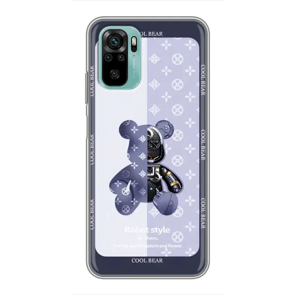 Чохол з принтом «Медведик LV» для Xiaomi Redmi Note 10 5G