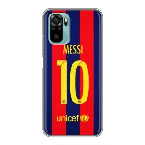 Чехлы Месси для Xiaomi Redmi Note 10 5G (AlphaPrint) (Messi Barca 10)