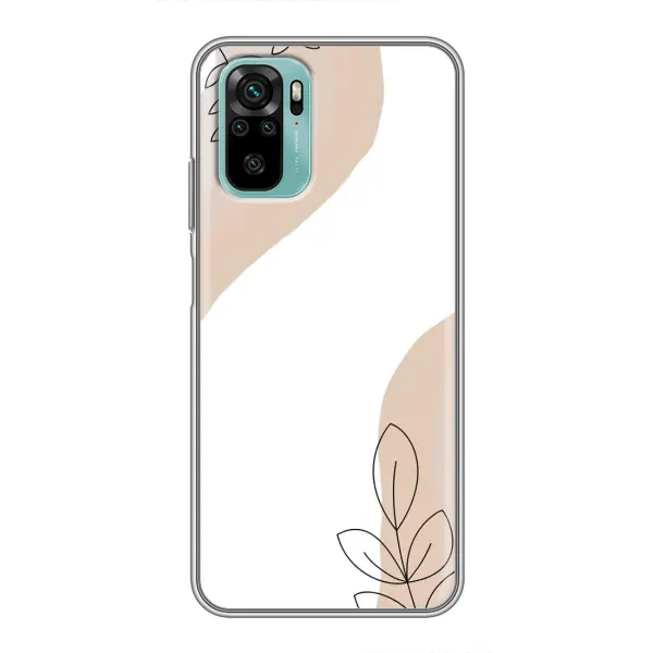Чехол с принтом «Нюдовая веточка абстракция» для Xiaomi Redmi Note 10 5G