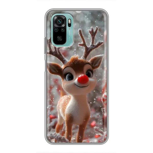 Чохол з принтом «Олень з носом» для Xiaomi Redmi Note 10 5G Чохол з принтом «Олень з носом» для Xiaomi Redmi Note 10 5G