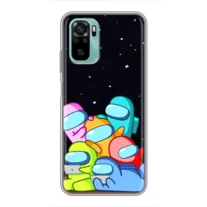 Чохли Амонг Ас для Xiaomi Redmi Note 10 5G (AlphaPrint) (Скіни в космосі)