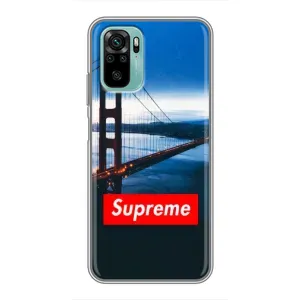 Чеохол для Xiaomi Redmi Note 10 5G з картинкою Supreme (AlphaPrint) (Стиль Supreme)