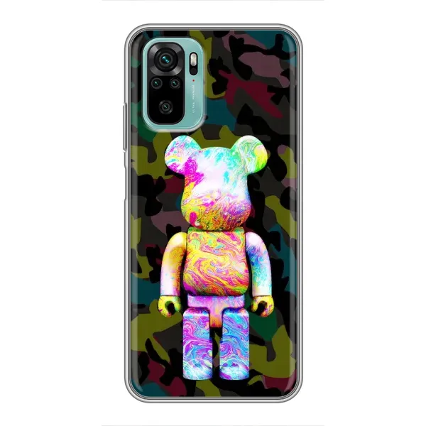 Чохол з принтом «Яскравий Bearbrick» для Xiaomi Redmi Note 10 5G