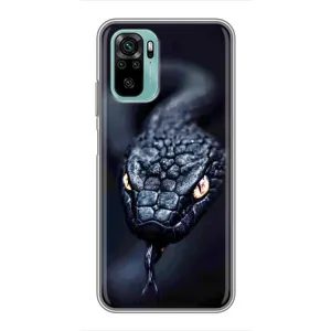 Чохол з картинкою 'Хижаки' для Xiaomi Redmi Note 10 5G (Чорна змія)