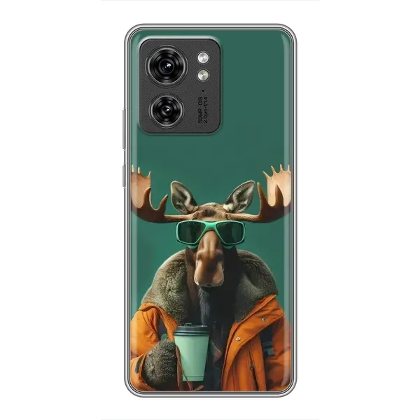 Чехол с принтом «Лось с кофе» для Xiaomi Redmi Note 10 Pro 5g