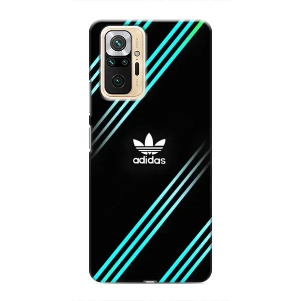 Чохол з принтом «Адідас з полосами» для Xiaomi Redmi Note 10 Pro