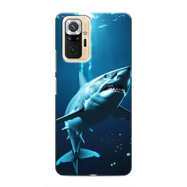 Чехол с принтом «Акула под водой» для Xiaomi Redmi Note 10 Pro