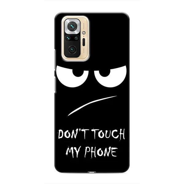 Чехол с принтом «Dont Touch» для Xiaomi Redmi Note 10 Pro