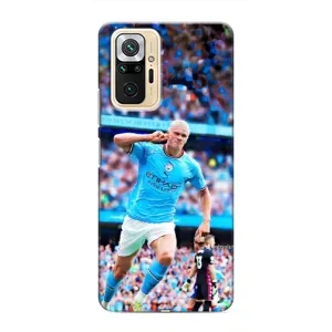 Чехлы с футболистом Ерлинг Холанд для Xiaomi Redmi Note 10 Pro (AlphaPrint) (фанаты Холанда)