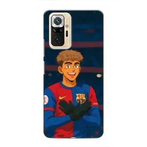 Чехол с футболистом Ламин Ямаль Xiaomi Redmi Note 10 Pro (Футболист Ямаль)