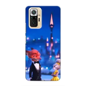 Чехол Зоотрополіс на Xiaomi Redmi Note 10 Pro (Романтический вечер Зверополис)