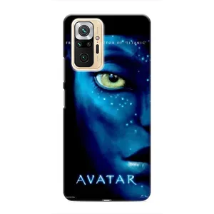 Чехлы с фильма АВАТАР для Xiaomi Redmi Note 10 Pro (AlphaPrint) (глаз Аватара)