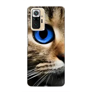 Чехлы с Котиками для Xiaomi Redmi Note 10 Pro (VPrint) (Глаз кота)