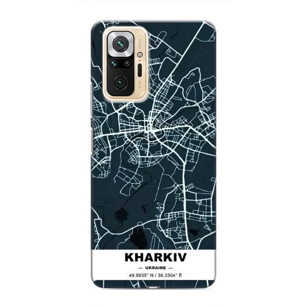 Чехол с принтом «Харьков» для Xiaomi Redmi Note 10 Pro