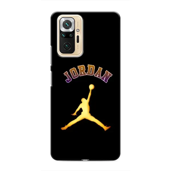 Чехол с принтом «Jordan Gold» для Xiaomi Redmi Note 10 Pro