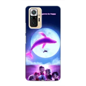 Чехлы BTS для Xiaomi Redmi Note 10 Pro (AlphaPrint) (КИТ BTS)
