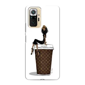 Чохли Луі Вітон для Xiaomi Redmi Note 10 Pro (AlphaPrint - LOUIS VUITTON) (кава LOUIS VUITTON)