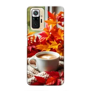 Чохол з унікальним дизайном 'Осінь з кавою' для Xiaomi Redmi Note 10 Pro