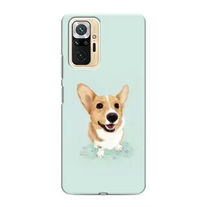 Чехлы с собаками для Xiaomi Redmi Note 10 Pro (VPrint) (Корги)