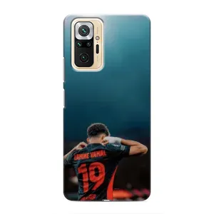 Чехол с футболистом Ламин Ямаль Xiaomi Redmi Note 10 Pro (Ламин 19)