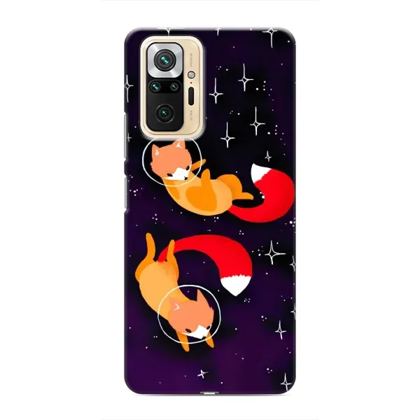 Чехол с принтом «Лисички космонавты» для Xiaomi Redmi Note 10 Pro Чехол с принтом «Лисички космонавты» для Xiaomi Redmi Note 10 Pro