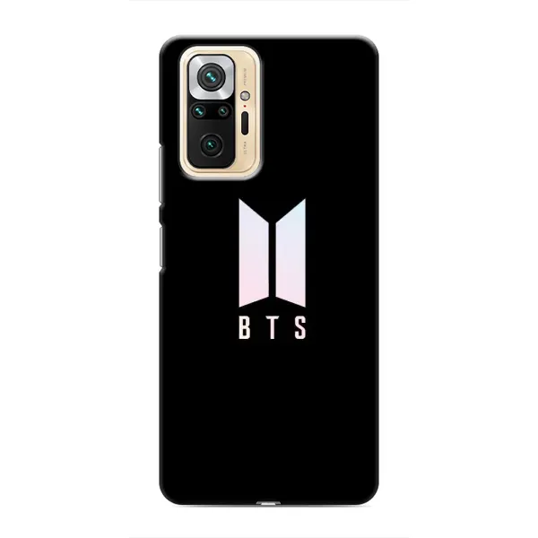 Чохол з принтом «Лого BTS» для Xiaomi Redmi Note 10 Pro