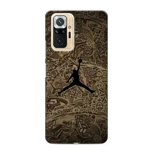 Чохли для Xiaomi Redmi Note 10 Pro - з картинкою JORDAN (AlphaPrint) (Logo Jordan)