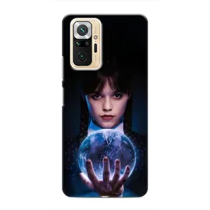 Чехол с дизайном Венздей 2 на Xiaomi Redmi Note 10 Pro (Магическая сфера Уэнздей)