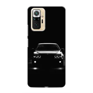 Чохол для Сяомі Редмі Ноут 10 Про - з принтом БМВ (AlphaPrint) (Машина BMW)