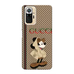 Чохли  GUCCI для Сяомі Редмі Ноут 10 Про (AlphaPrint) (Mickey GUCCI)