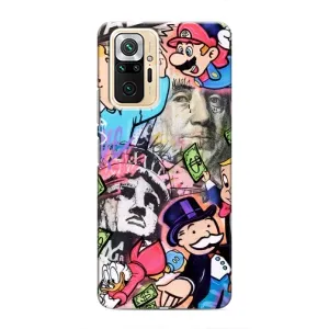 Чохли з крутими принтами для Xiaomi Redmi Note 10 Pro - (PREMIUMPrint) (Monopoly man)