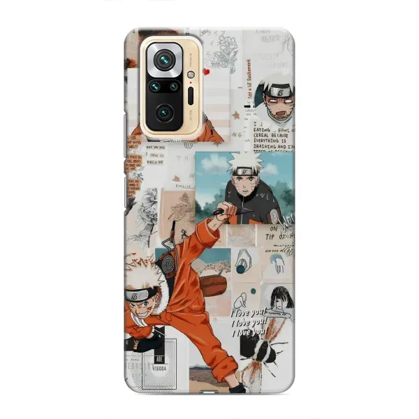 Чехол с принтом «Наруто Комиксы» для Xiaomi Redmi Note 10 Pro