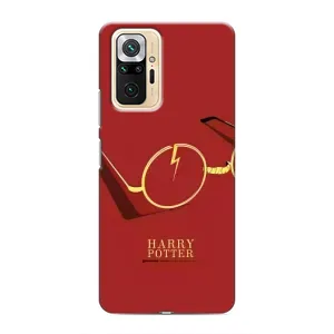 Чехлы с Гарри Поттером для Xiaomi Redmi Note 10 Pro (AlphaPrint) (очки Гарри)