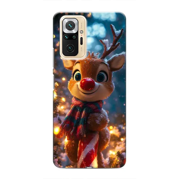 Чехол с принтом «Олень с шарфом» для Xiaomi Redmi Note 10 Pro