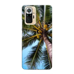 Силіконовий чохол з КАРТИНКАМИ літо для Xiaomi Redmi Note 10 Pro (AlphaPrint) (Пальма)