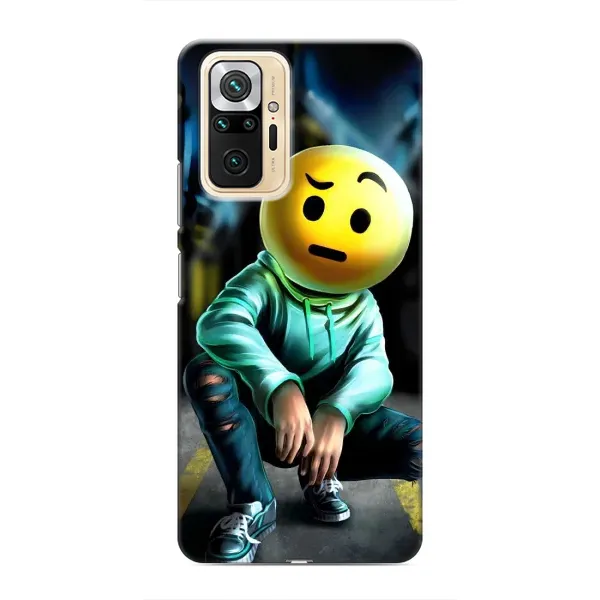 Чехол с принтом «Парень смайл» для Xiaomi Redmi Note 10 Pro