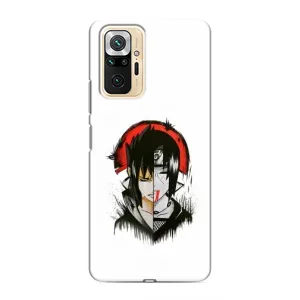 Чехлы на тему: Итачи Учиха для Xiaomi Redmi Note 10 Pro (AlphaPrint) (разный Итачи)