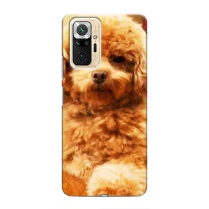 Чехлы с собаками для Xiaomi Redmi Note 10 Pro (VPrint) (Щенок Бишон)