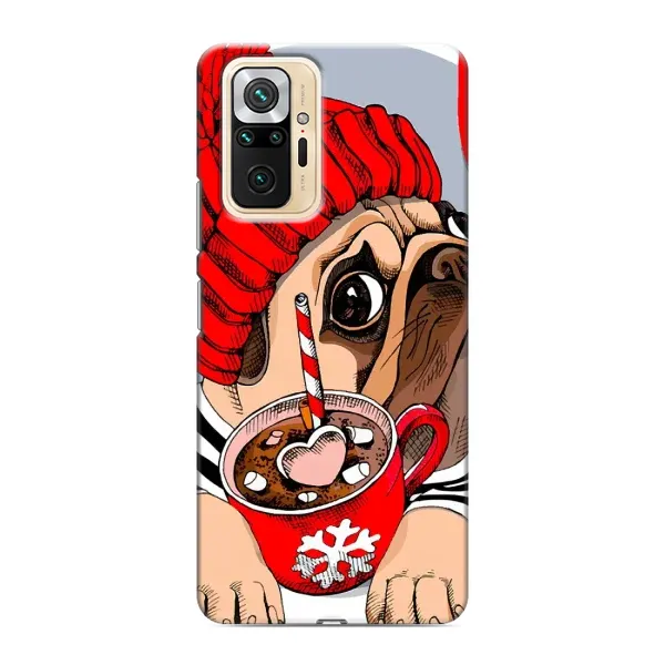 Чехол с принтом «Собачка в шапке» для Xiaomi Redmi Note 10 Pro