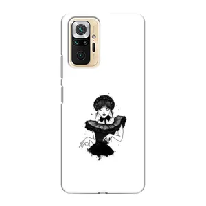 Чехлы Венсдей на Xiaomi Redmi Note 10 Pro Уэнсдей (AlphaPrint) (танец Уэнздей)