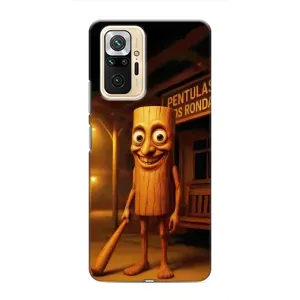Чехол с мемом Тралалело тралала на Xiaomi Redmi Note 10 Pro (Тунг тунг сахур)