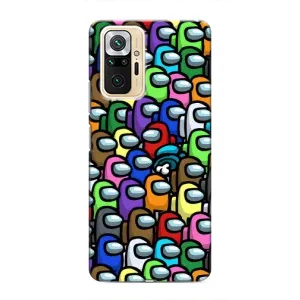 Чохли Амонг Ас для Xiaomi Redmi Note 10 Pro (AlphaPrint) (Убитий)