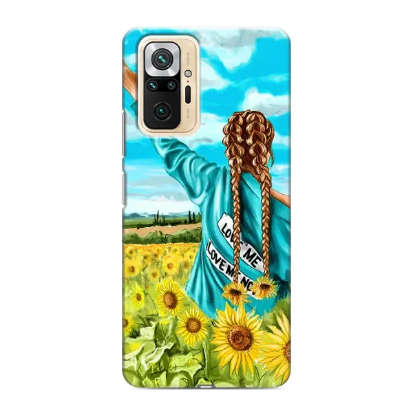 Чехол с принтом «Украиночка» для Xiaomi Redmi Note 10 Pro