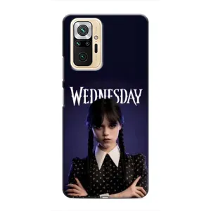 Чехлы Венсдей на Xiaomi Redmi Note 10 Pro Уэнсдей (AlphaPrint) (Wednesday)